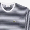 T-shirt rayé en coton épais pour homme