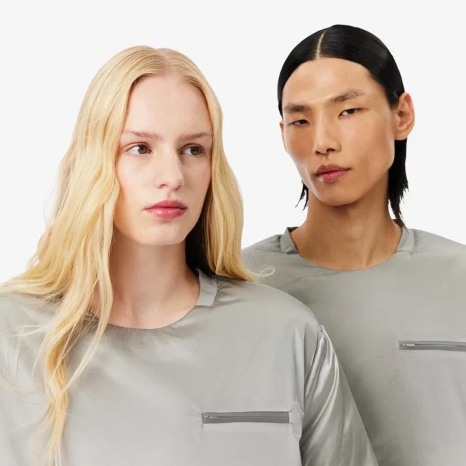 T-shirt rembourré brillant Runway