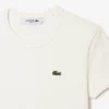 T-shirt slim en coton côtelé pour femme T-shirt slim en coton côtelé pour femme