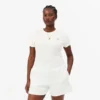 T-shirt slim en coton côtelé pour femme T-shirt slim en coton côtelé pour femme