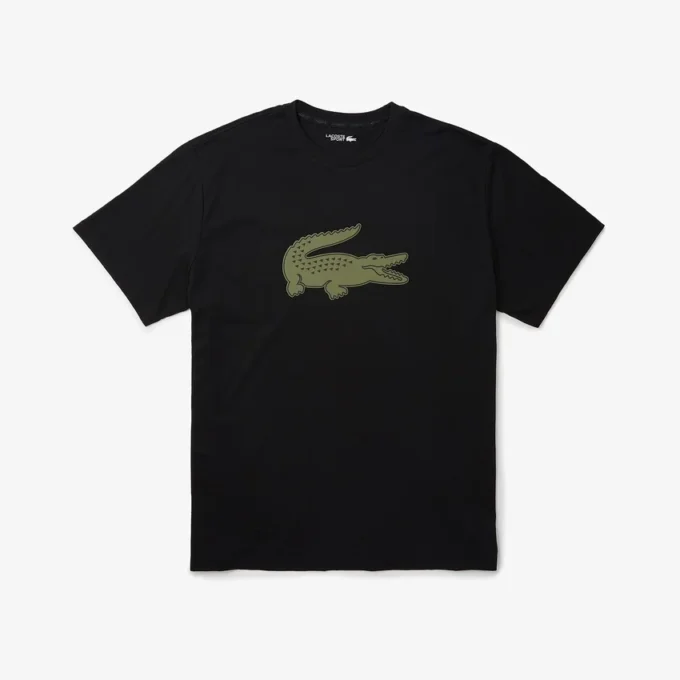 T-shirt sport pour homme coupe large respirant avec logo T-shirt sport pour homme coupe large respirant avec logo