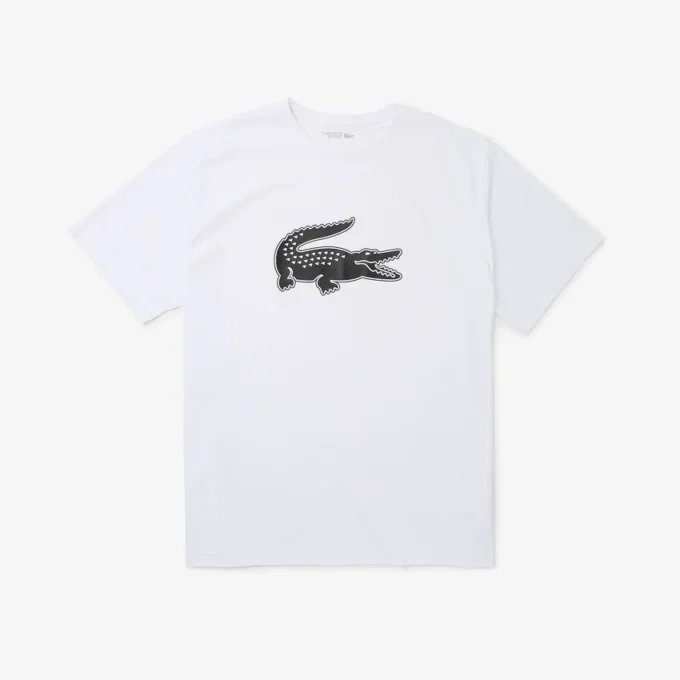 T-shirt sport pour homme coupe large respirant avec logo T-shirt sport pour homme coupe large respirant avec logo