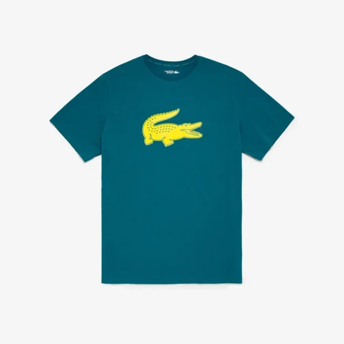 T-shirt sport pour homme coupe large respirant avec logo T-shirt sport pour homme coupe large respirant avec logo