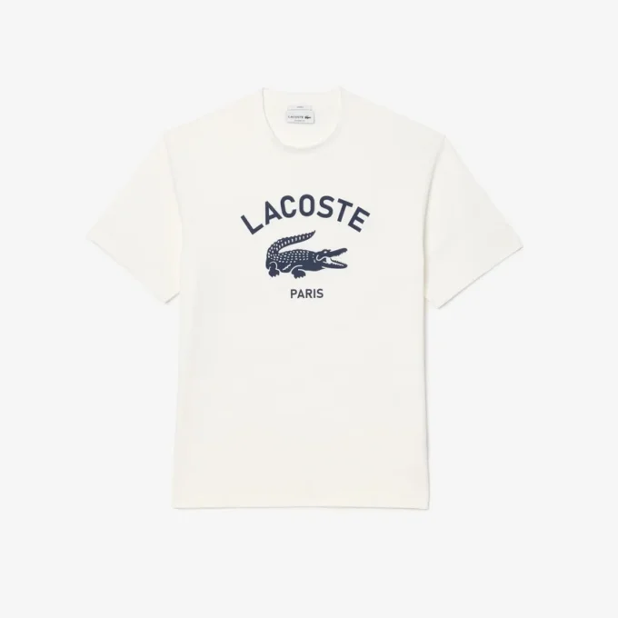 T-shirt unisexe en coton à imprimé signature T-shirt unisexe en coton à imprimé signature