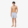 Textured striped men’s mid-length boxers Textured striped men’s mid-length boxers