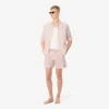 Textured striped men’s mid-length boxers Textured striped men’s mid-length boxers