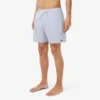Textured striped men’s mid-length boxers Textured striped men’s mid-length boxers