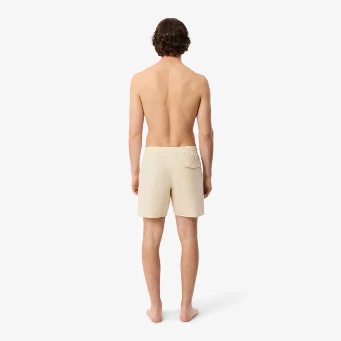 Textured striped men’s mid-length boxers Textured striped men’s mid-length boxers