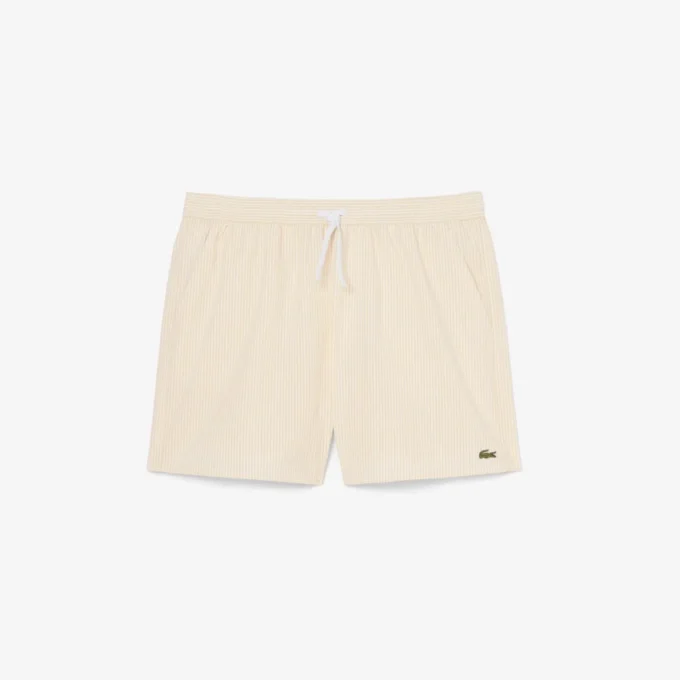 Textured striped men’s mid-length boxers Textured striped men’s mid-length boxers