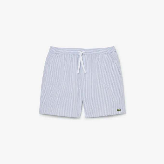 Textured striped men’s mid-length boxers Textured striped men’s mid-length boxers