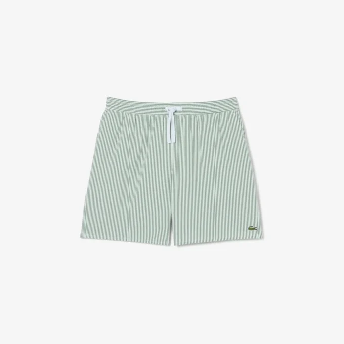 Textured striped men’s mid-length boxers Textured striped men’s mid-length boxers