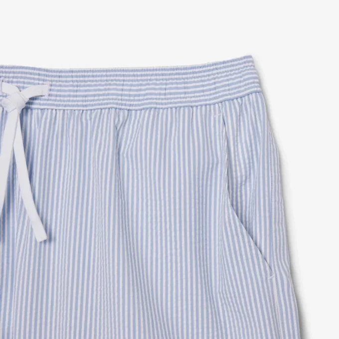 Textured striped men’s mid-length boxers Textured striped men’s mid-length boxers