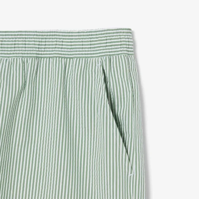 Textured striped men’s mid-length boxers Textured striped men’s mid-length boxers