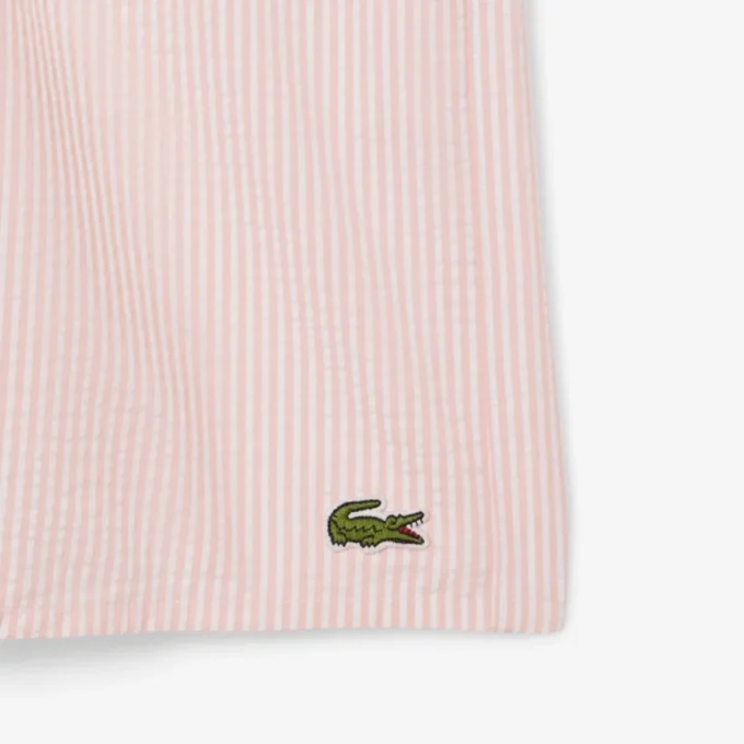Textured striped men’s mid-length boxers Textured striped men’s mid-length boxers