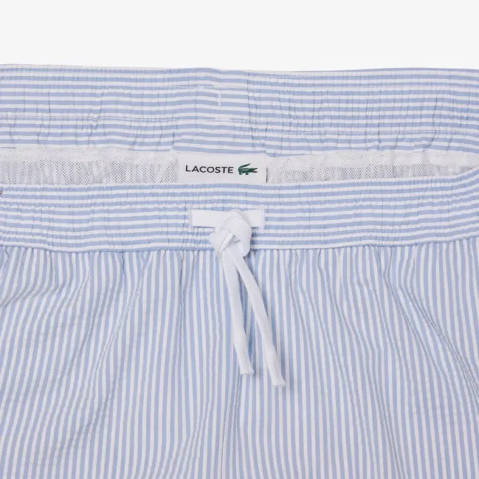 Textured striped men’s mid-length boxers Textured striped men’s mid-length boxers