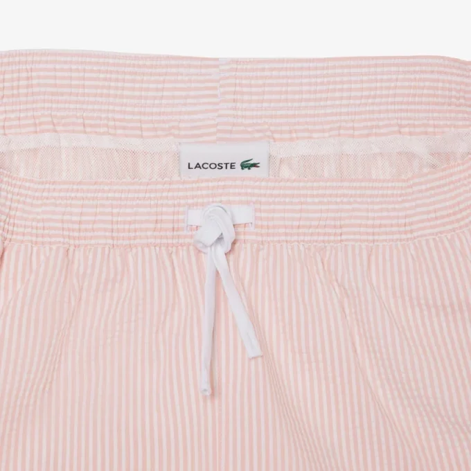 Textured striped men’s mid-length boxers Textured striped men’s mid-length boxers
