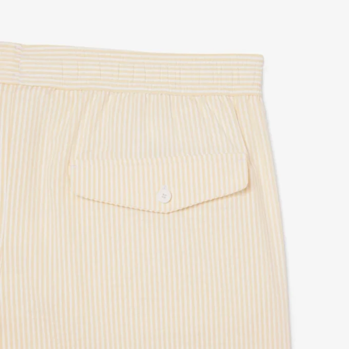 Textured striped men’s mid-length boxers Textured striped men’s mid-length boxers