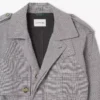 Trench-coat à carreaux hydrofuge pour homme