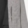 Trench-coat à carreaux hydrofuge pour homme
