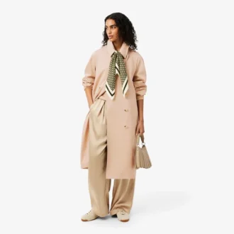 Trench-coat oversize déperlant