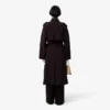 Trench-coat oversize en laine mélangée Trench-coat oversize en laine mélangée