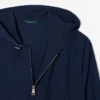 Veste à capuche en flanelle mélangée laine pour homme