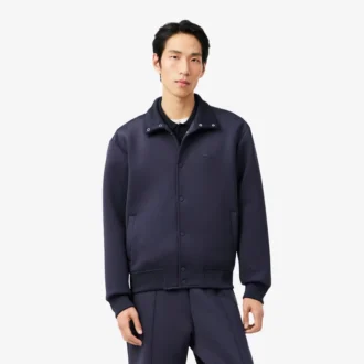 Veste à col montant brodée du logo