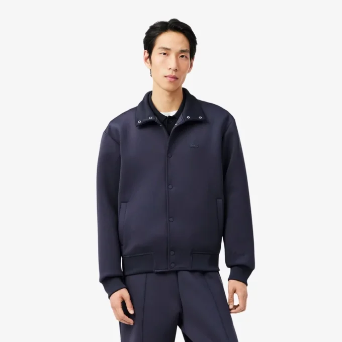 Veste à col montant brodée du logo Veste à col montant brodée du logo