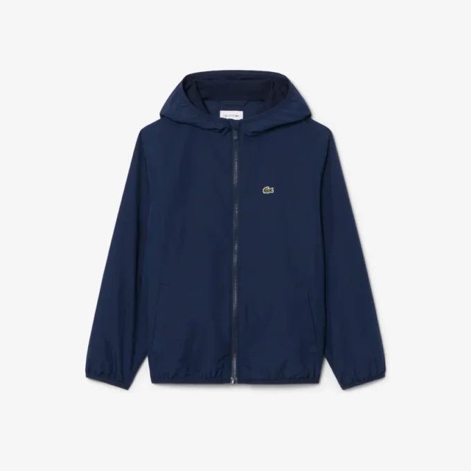Veste coupe-vent à capuche unisexe