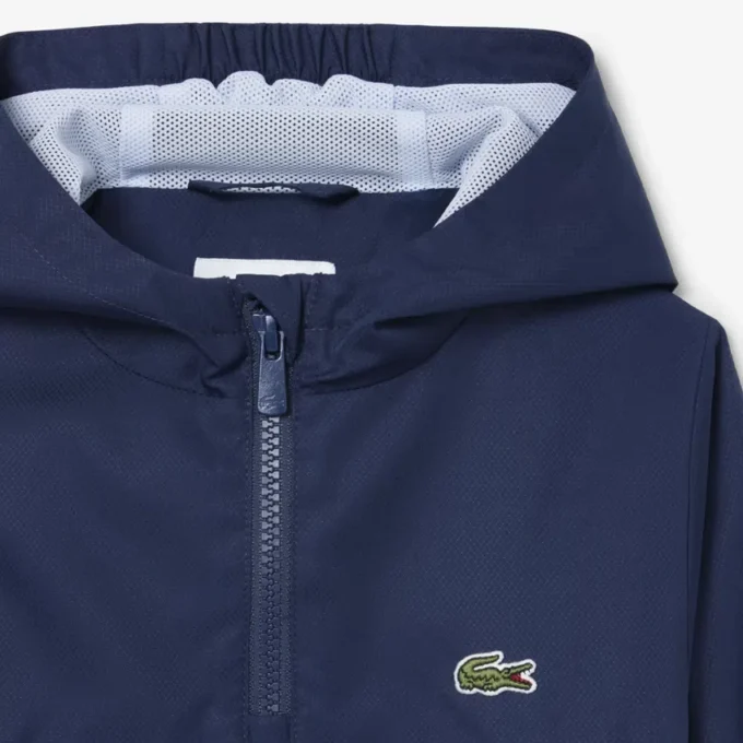 Veste coupe-vent à capuche unisexe