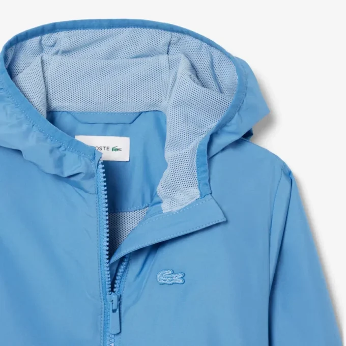 Veste coupe-vent à capuche unisexe