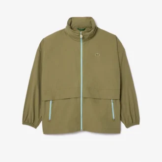 Veste coupe-vent imperméable à capuche amovible pour homme