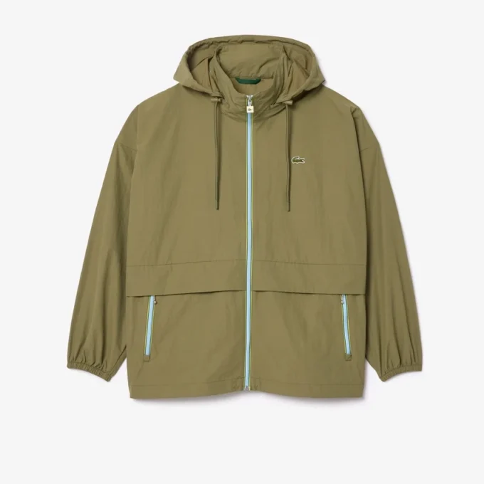 Veste coupe-vent imperméable à capuche amovible pour homme Veste coupe-vent imperméable à capuche amovible pour homme