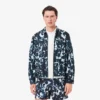 Veste coupe-vent imperméable à motif imprimé pour homme Veste coupe-vent imperméable à motif imprimé pour homme
