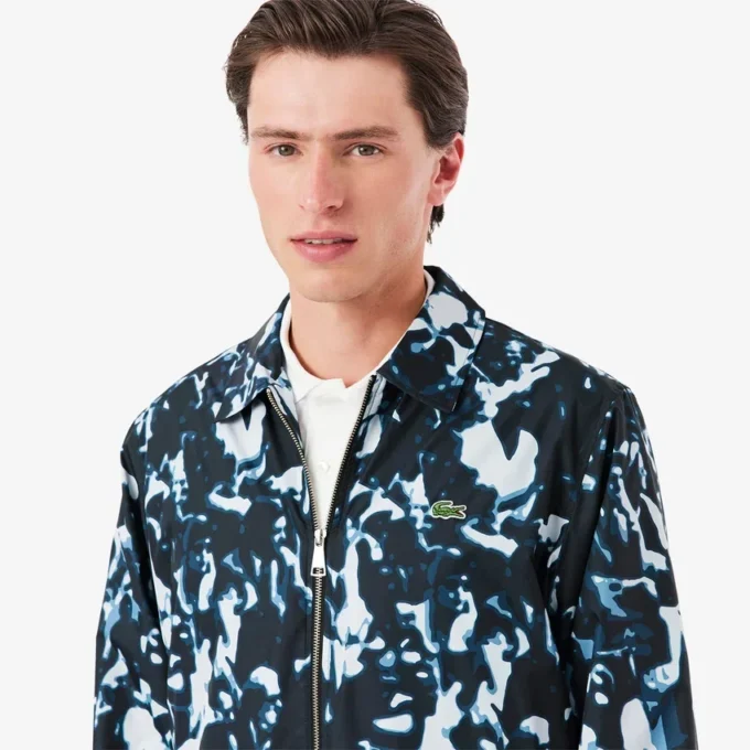 Veste coupe-vent imperméable à motif imprimé pour homme Veste coupe-vent imperméable à motif imprimé pour homme
