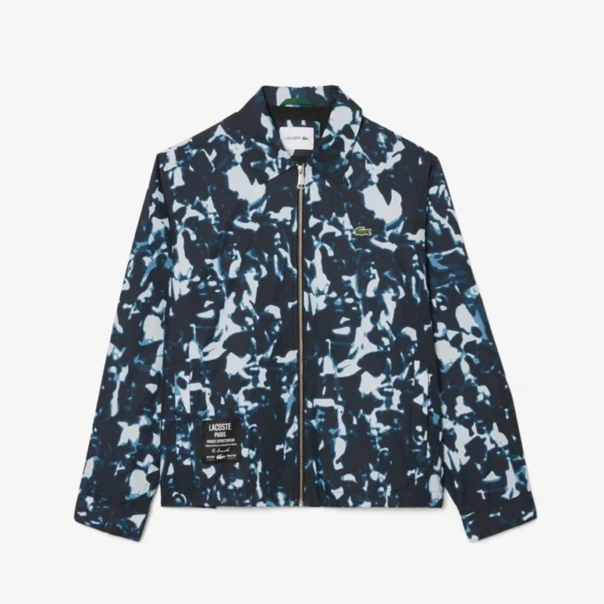 Veste coupe-vent imperméable à motif imprimé pour homme Veste coupe-vent imperméable à motif imprimé pour homme