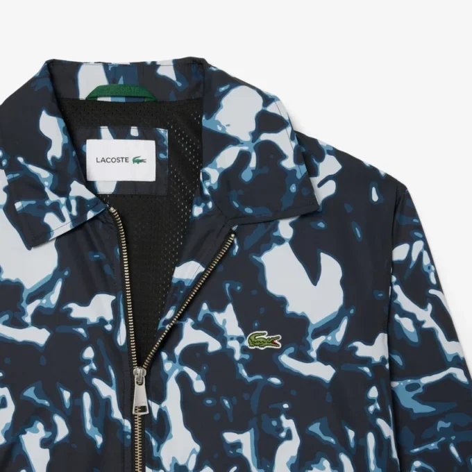 Veste coupe-vent imperméable à motif imprimé pour homme Veste coupe-vent imperméable à motif imprimé pour homme