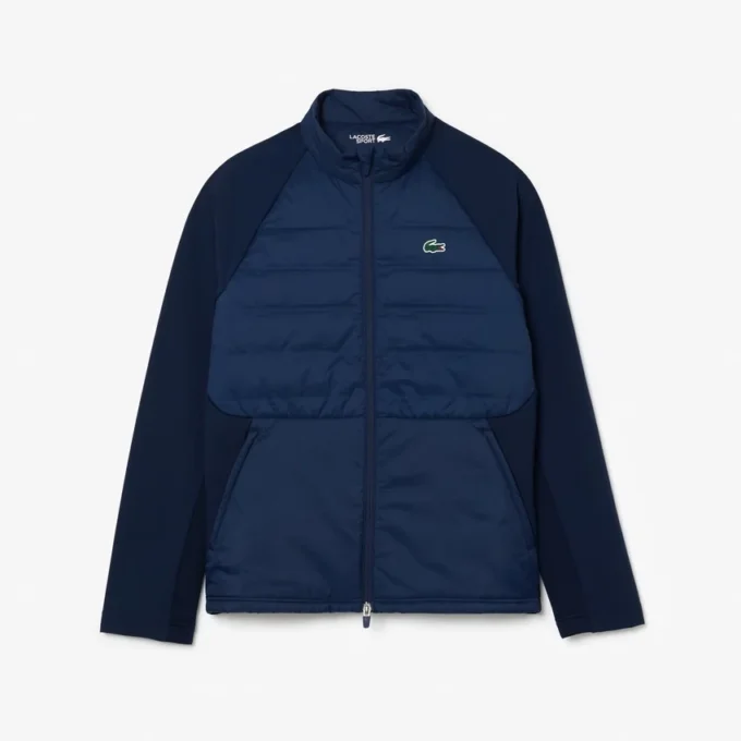 Veste de golf matelassée à col montant pour homme Veste de golf matelassée à col montant pour homme