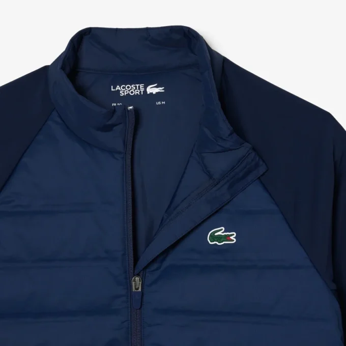 Veste de golf matelassée à col montant pour homme Veste de golf matelassée à col montant pour homme