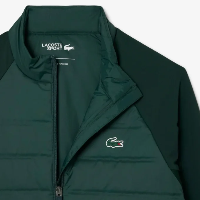 Veste de golf matelassée à col montant pour homme Veste de golf matelassée à col montant pour homme