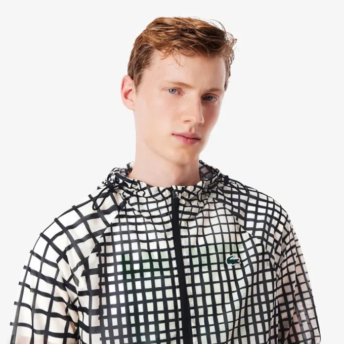 Veste de sport légère pour homme à imprimé crocodile