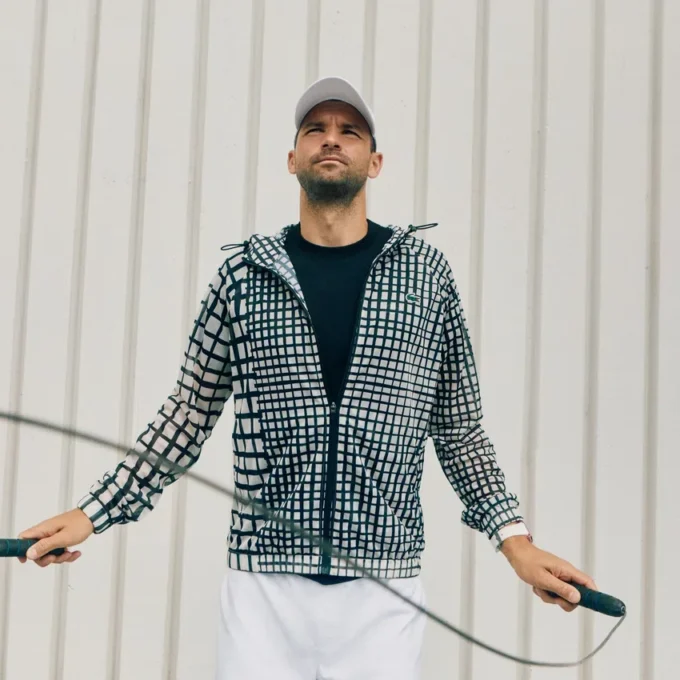 Veste de sport légère pour homme à imprimé crocodile