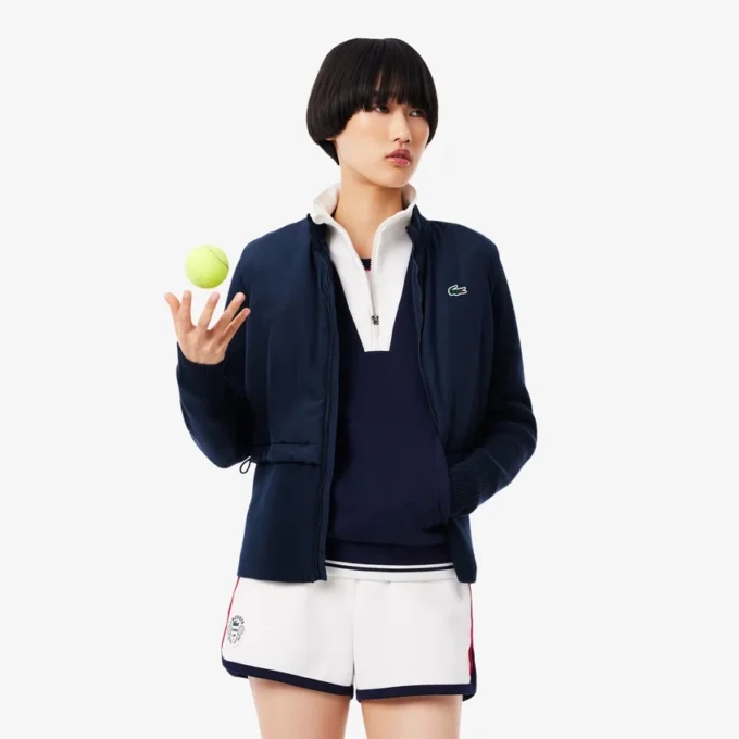 Veste de tennis matelassée anti-UV pour femme Veste de tennis matelassée anti-UV pour femme