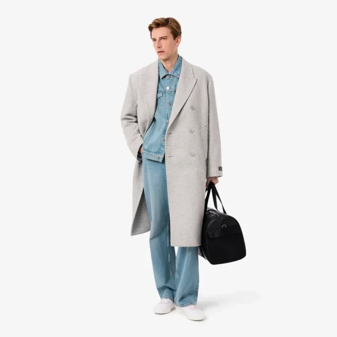 Veste en denim Crocodile pour homme Veste en denim Crocodile pour homme