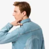 Veste en denim Crocodile pour homme Veste en denim Crocodile pour homme