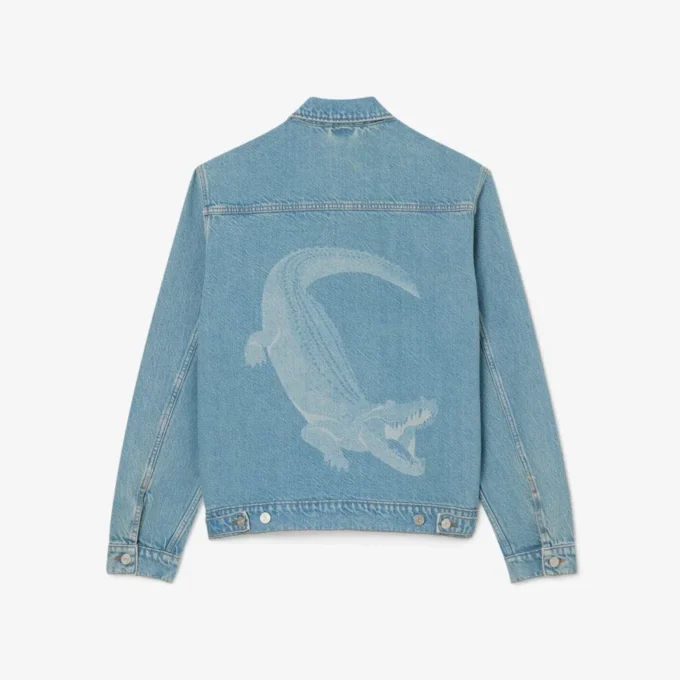 Veste en denim Crocodile pour homme Veste en denim Crocodile pour homme