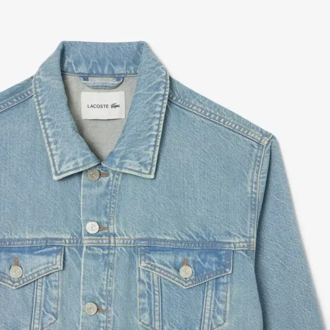Veste en denim Crocodile pour homme Veste en denim Crocodile pour homme