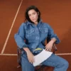 Veste en denim de coton Veste en denim de coton