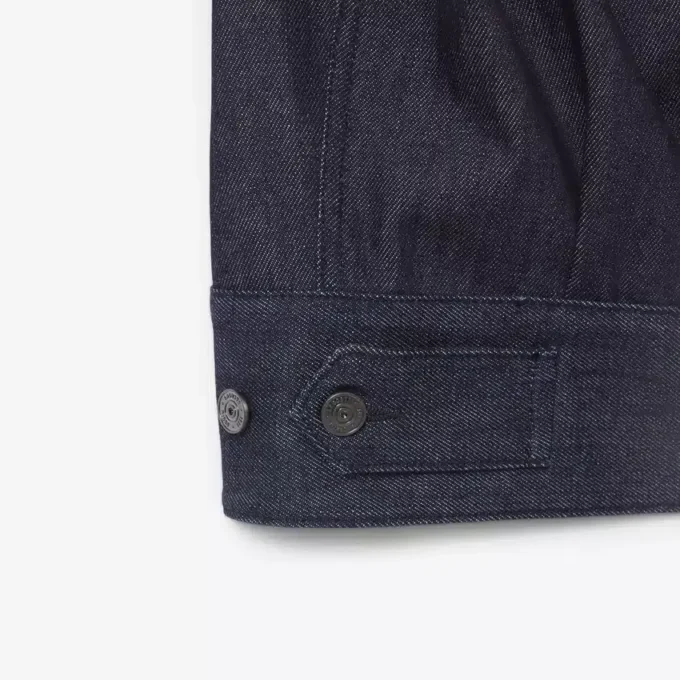 Veste en denim indigo Runway Veste en denim indigo Runway