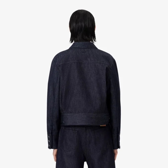 Veste en denim indigo Runway Veste en denim indigo Runway